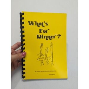 What's For Dinner Pat L. Moser‎ North Carolina Spiral Cookbook Pfafftown?